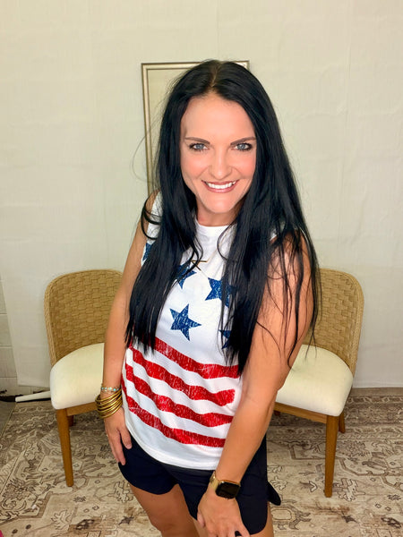 Flag Patriotic Tank