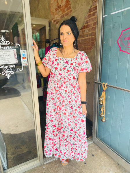 Diane Puff Sleeve Maxi