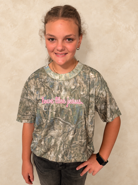 Embroidered Camo Shirt