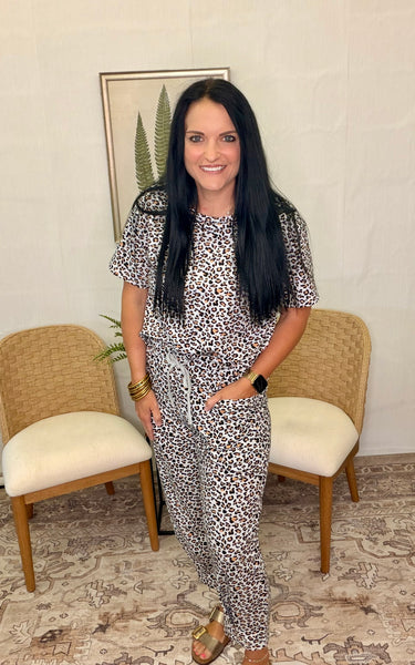 Clarissa Leopard Set