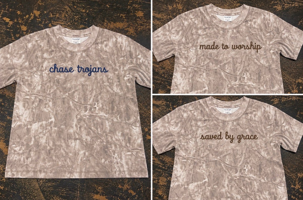 Embroidered Camo Shirt