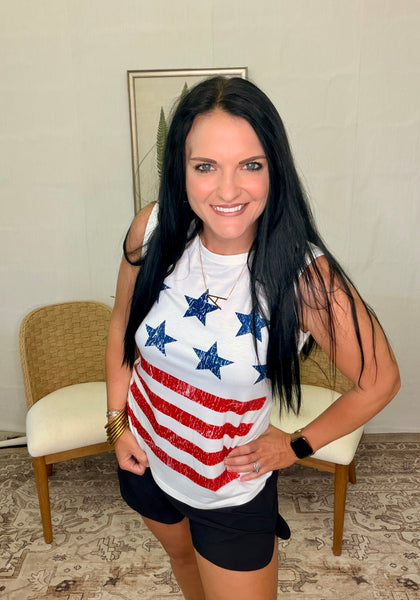 Flag Patriotic Tank