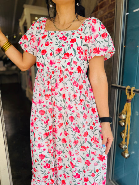 Diane Puff Sleeve Maxi