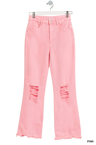 Bailey Bootcut Jeans - Pink