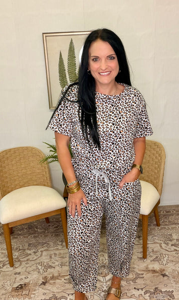 Clarissa Leopard Set