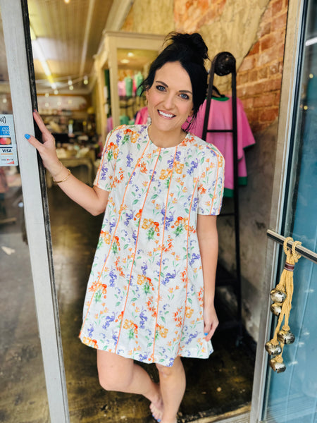 Jeanelle Floral A Line Dress
