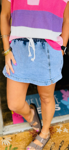 Dolly Denim Skort