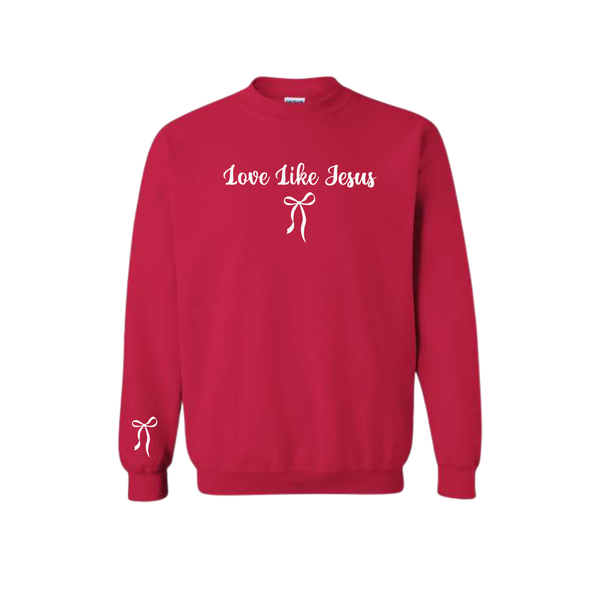 Monogram Monday: Embroidered Love Like Jesus Sweatshirt