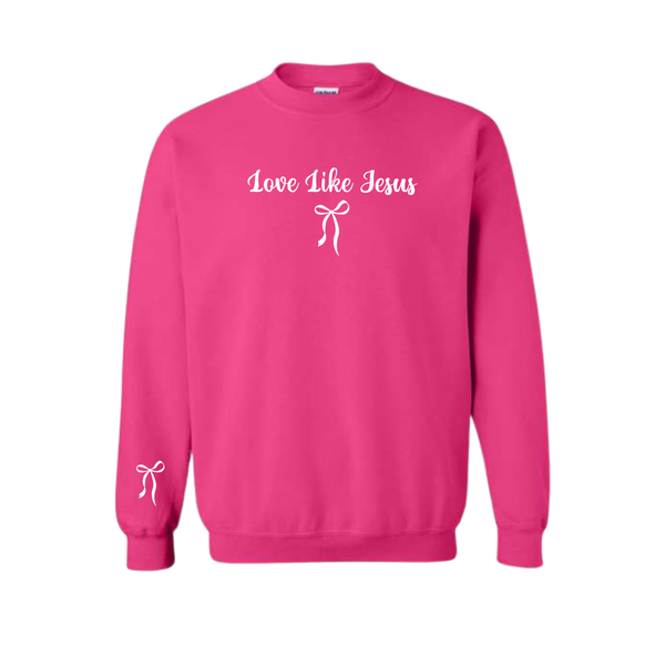 Monogram Monday: Embroidered Love Like Jesus Sweatshirt