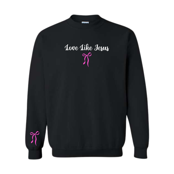 Monogram Monday: Embroidered Love Like Jesus Sweatshirt