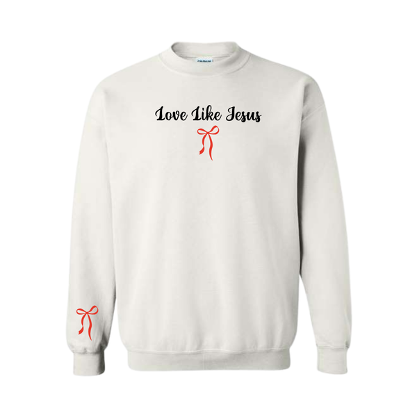 Monogram Monday: Embroidered Love Like Jesus Sweatshirt