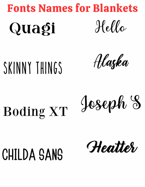 Day 8: Monogram Embroidered Blankets