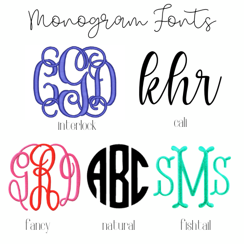 Day 8: Monogram Embroidered Blankets