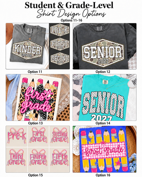 Day 1 CIJ Sale: Grade Level Tees