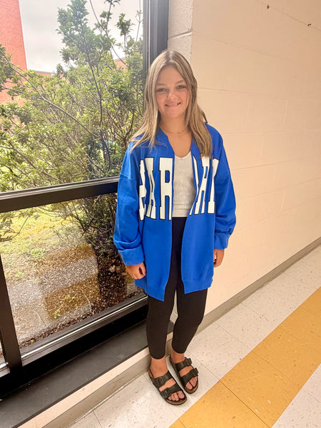 DTF Printed Cardigan Sweatshirts
