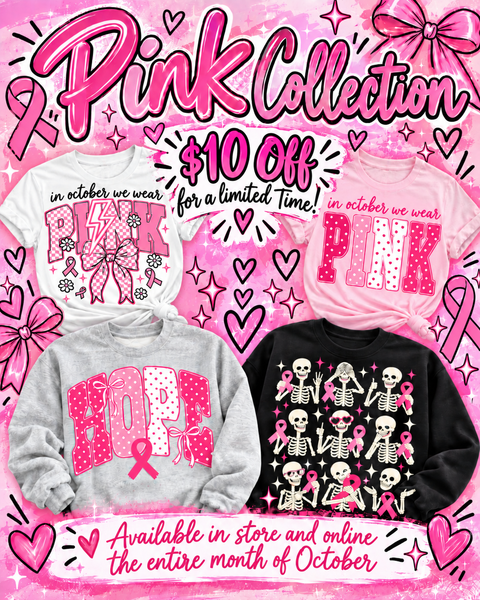 Breast Cancer Awareness Pink Collection TShirt