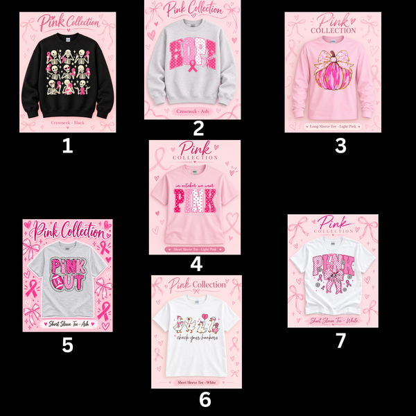 Breast Cancer Awareness Pink Collection TShirt